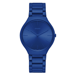 Rado True Round Thinline Les Couleurs™ Le Corbusier Spectacular ultramarine 4320K