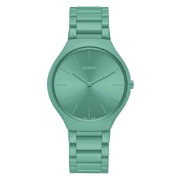 Rado True Round Thinline Les Couleurs™ Le Corbusier Slightly greyed English green 32041